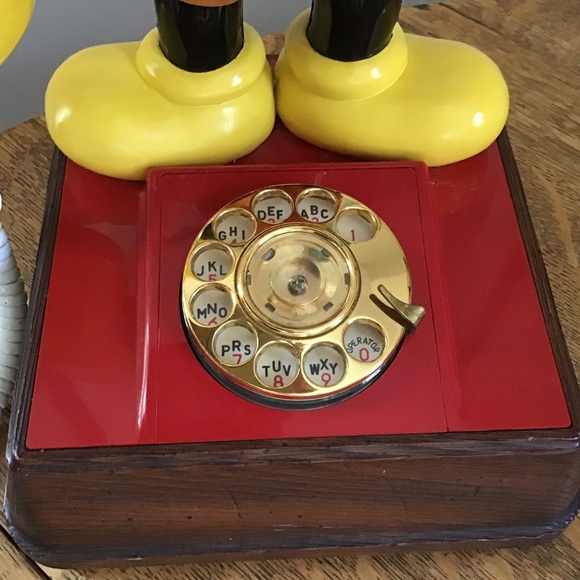 WORKING 1976 Mickey Mouse Vintage Phone Rotary Dial Walt Disney - Picture 3 of 16
